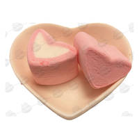 Gratis proefmonster cartoonvormige halal marshmallows 140g transparante plastic zak Valentijnsdag bruiloft zacht snoep zoete smaak 18