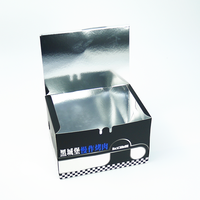 Boîtes en carton jetables personnalisables de couleur ivoire, de qualité alimentaire, avec pelliculage brillant, impression UV et gaufrage pour usage industriel