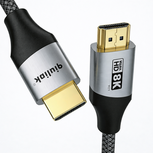Câble <span class=keywords><strong>HDMI</strong></span> ultra haute vitesse 8K 60Hz 4K 120Hz <span class=keywords><strong>HDMI</strong></span> 2.1, cordon <span class=keywords><strong>HDMI</strong></span> tressé 48 Gbps pour Smart TV, moniteur de jeu, projecteur - Product Image 4