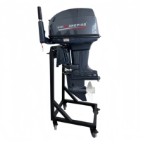 Produsen Profesional Baru Motor Tempel 2 Tak 40HP dengan Starter Manual dan Poros Panjang Opsional untuk Kapal Nelayan