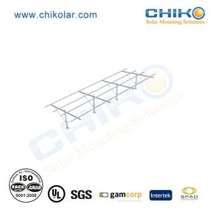 Système de montage au sol solaire en acier galvanisé adapté - Product Image 2