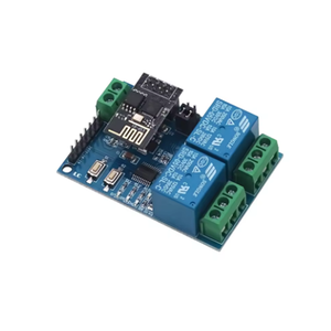 5V ESP8266 ESP-01 โมดูลรีเลย์ไวไฟ 2 ช่อง โมดูลรีเลย์ 2 ช่องสำหรับไอโอที สมาร์ทโฮม - Product Image 3