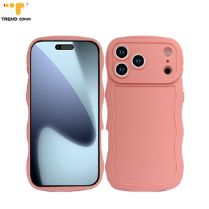 Funda <span class=keywords><strong>de</strong></span> teléfono móvil con patrón <span class=keywords><strong>de</strong></span> onda al por mayor <span class=keywords><strong>de</strong></span> fábrica para iPhone 17 Pro Max protege la lente <span class=keywords><strong>y</strong></span> el teléfono con una cubierta elegante - Product Image 3