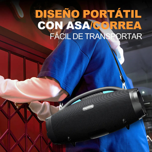 Altoparlante Portatile Heysong Bang da 80W |   Impermeabile IPX4 |   Powerbank integrato ed effetti LED RGB - Product Image 4