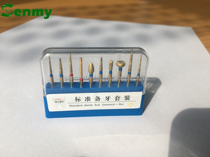 N801C Glod Diamond Bur Kit Herramientas de perforación dental para uso en taladro en Cinic in Lab - Product Image 3