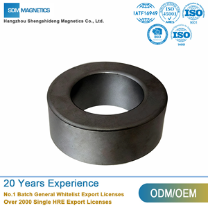 Aimant en ferrite pour four à micro-ondes de qualité supérieure, prix compétitif, 340x317x15, anneau <span class=keywords><strong>magnétique</strong></span> à disque avec trou, vente en gros Chine - Product Image 4