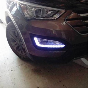 Luce di marcia diurna per <span class=keywords><strong>Hyundai</strong></span> ix45 <span class=keywords><strong>Santafe</strong></span> 2013 ~ 2015 LED DRL FENDINEBBIA modificati lampade ricambi auto accessori per veicoli - Product Image 2
