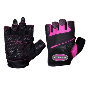 Guantes de Halterofilia para Mujer de Alta Calidad, Antideslizantes, Medios Dedos, Material PU, Peso Ligero 0.5kg, Cierre de Hebilla, Precio al por Mayor - Product Image 2