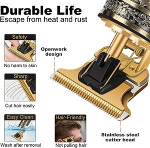 Máquina de Cortar Cabello Profesional, Máquina de Barbería, Recortadora de Barba para Hombres - Product Image 5