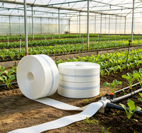 Tuyau plat tissé en PE de 2 et 3 pouces, 100 m, résistant aux UV, pour irrigation agricole et pompe à eau de ferme, certifié ISO et CE