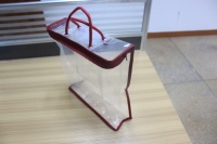 Texpack sac d'emballage en plastique Transparent pour drap de lit rideau moustiquaire anti-poussière sac à fermeture éclair anti-saleté avec poignée