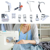 Populaire 82 kits de pieds presseurs multifonctions pour machine à coudre domestique, accessoire d'outillage de couture pour la maison