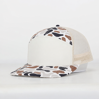 Casquette Trucker Snapback en Maille Camouflage 7 Panneaux de Haute Qualité avec Broderie 3D et Logo Personnalisé – Chapeau Ajusté Populaire pour Hommes – Vente en Gros