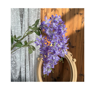 Flores Artificiales de Glicinia Jinxi, 3 Cabezas, Arreglo Floral de Seda, Decoración para Bodas, Fotografía al Aire Libre, Accesorios - Product Image 4