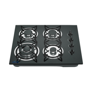 Fornello a gas temperato di alta qualità di grandi dimensioni costruito nella stufa di vetro stufa a gas da tavolo di prestigio per uso domestico con dispositivo di sicurezza - Product Image 1