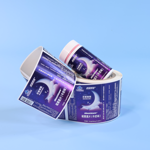 Tùy chỉnh chết cắt PVC Vinyl nhãn không thấm nước vitamin in logo cho y học UV đóng dấu CuộN Kích thước bao bì tùy chỉnh - Product Image 6
