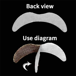 Vente en gros de 12 pièces déguisement de fête mascarade accessoires amusants simulation <span class=keywords><strong>fausse</strong></span> <span class=keywords><strong>barbe</strong></span> moustache noire pour la fête - Product Image 5