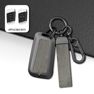 Funda de Metal para llave de coche, funda para VW Volkswagen Magotan GTE Passat B8 CC <span class=keywords><strong>Arteon</strong></span> para Skoda Fabia Superb A7 Kodiaq, accesorios - Product Image 1