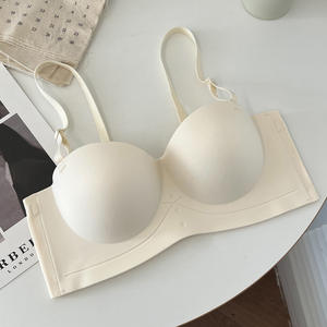 <span class=keywords><strong>Reggiseno</strong></span> Sexy Push-up ispessito Anti-sag senza ferretto da donna Lingerie mezza tazza senza cuciture - Product Image 4