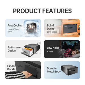 Refrigerador de Alto Rendimiento con Compresor de 12V 24V, Congelador de Cajón de 28L, Nevera para Coche, Camper, Camión - Product Image 5