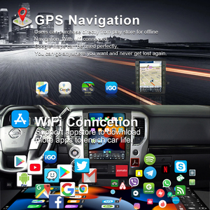 Autoradio Android 10,4 pouces pour Nissan Titan 2016-2019 avec support de moniteur d'appui-tête, CarPlay sans fil et caméra avant - Product Image 3