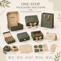 Boîte d'expédition en carton ondulé vert olive personnalisée pour les coffrets de thé bien-être et les marques de savons artisanaux