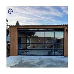 Vente en gros Télécommande pour porte de <span class=keywords><strong>garage</strong></span> en aluminium Perspective Portes de <span class=keywords><strong>garage</strong></span> isolées en verre - Product Image 1