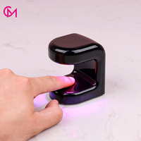 Großhandel 9W Pro Flash Cure Tragbare Kabellose Wiederaufladbare USB Touch MINI UV LED Lampe Nageltrockner für die Aushärtung von Soft Gel Tips