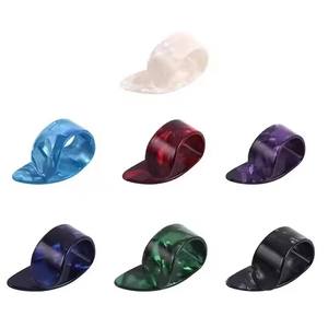 Accessori Colorati per Chitarra e Ukulele, Plettri <span class=keywords><strong>Personalizzati</strong></span> con Logo per Pollice e Dito Indice, Parti per Strumenti a Corda in Plastica Resistente - Product Image 2