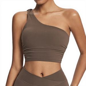 Conjuntos de Yoga Personalizados OEM, Sujetador Deportivo Sin Tirantes de Nailon Elástico Suave, Leggings de Yoga Acampanados con Efecto Levanta Glúteos, 2 Piezas de Cintura Alta - Product Image 1