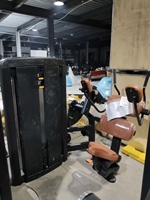 Appareil d'entraînement abdominal commercial à sélection de charge par pignon pour musculation, usage en salle de sport ou à domicile