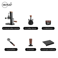 IKAPE Offre Spéciale : Machine à Expresso Manuelle, Outils WDT, Tapis de Tamper, Distributeur de Porte-Filtre, Tamper à Expresso, Coffret Cadeau Café