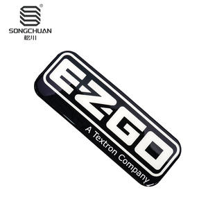 รถกอล์ฟโลโก้สีขาว EZGO ผู้ผลิตโดยตรง 60645 ประเภทสินค้า สติ๊กเกอร์ติดรถยนต์ - Product Image 3