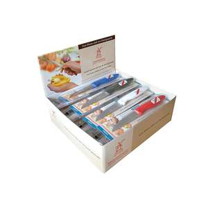 Windmühlenmesser Gemüsemesser Klassiker rostfrei farbig sortiert 20teilig - Product Image 1