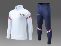 Ensemble de survêtement pour homme avec logo personnalisé, demi-zip, séchage rapide, évacuation de la transpiration, léger, respirant, vente en gros