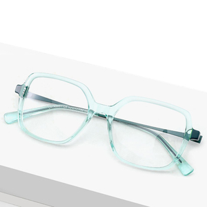 <span class=keywords><strong>ก</strong></span>รอบแว่นตาอะซิเตททรงสี่เหลี่ยมทันสมัย สีฟ้าใส <span class=keywords><strong>ก</strong></span>รอบแว่นทรงเหลี่ยมสำหรับผู้ชายและผู้หญิง แว่นตาทำมือสุดคลาสสิ<span class=keywords><strong>ก</strong></span> - Product Image 6