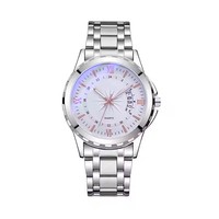 Reloj de Cuarzo Clásico para Hombre, Estilo Ejecutivo Sencillo y Elegante con Correa de Acero Inoxidable y Esfera con Indicadores