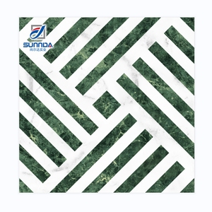 Moderno bel pavimento di fiori figure geometriche disegni <span class=keywords><strong>piastrelle</strong></span> di porcellana rustica superficie opaca antiscivolo bagno cucina 30x30 - Product Image 3