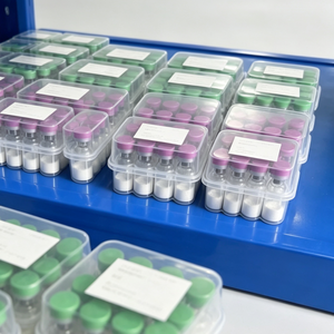 Poudre lyophilisée de Tripeptide-1 de Cuivre OEM, 100 mg, pureté 99 %, Matières premières cosmétiques GHK-Cu, Peptide de Cuivre Bleu GHK - Product Image 2