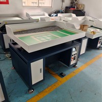 Machine automatique à grande vitesse AIBA pour la pose de strass et la création de motifs pour la décoration de vêtements 1000x600mm 1200W AC220V/50HZ