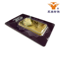 Lot de cartes en plastique anti-contrefaçon avec impression recto-verso pour pièces de monnaie, pochettes de protection