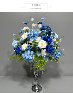Boule <span class=keywords><strong>de</strong></span> fleurs artificielle géante en soie personnalisable, tournesol et rose, pour <span class=keywords><strong>centre</strong></span> <span class=keywords><strong>de</strong></span> <span class=keywords><strong>table</strong></span> <span class=keywords><strong>de</strong></span> <span class=keywords><strong>mariage</strong></span> bohème romantique - Product Image 3