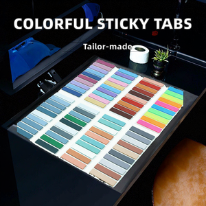 Bán buôn không thấm nước Sticky Notes Index tabs | đầy màu sắc Memo Pads cho văn phòng và trường học khuyến mãi - Product Image 2