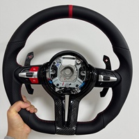 Volant sport en cuir perforé noir personnalisé pour BMW F10 F30 F31 F32 F20 E92 E60 X6 E71 F01 F10 M5 Accessoires de voiture