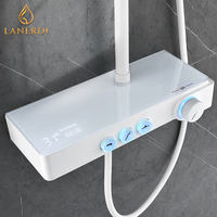 Robinet Kaiping à affichage numérique LED blanc pour salle de bain baignoire et douche colonne mélangeur système griferia de ducha douche