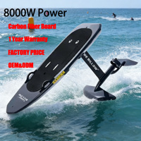 Nouvelle Planche de Surf Électrique Hydrofoil 8KW 2026 en Fibre de Carbone Efoil pour Débutants Équipement de Sports Nautiques Télécommandé Haute Résistance