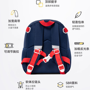 Sesame Baby <b>Children</b> <b>Backpack</b> 14 In Waterproof Cartoon Design For 3-6 Years School Use - Product Image 4