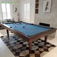 Table de billard multifonctionnelle 3 en 1 de luxe pour la maison, avec plateau de tennis de table, table de billard de qualité tournoi, plateau en ardoise