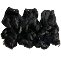 15A Mèches de cheveux humains vierges brésiliens Remy, ondulées, non traitées, double trame machine, marque Huanrong, couleur naturelle pour femmes
