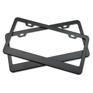 Cadre de plaque d'immatriculation de <span class=keywords><strong>voiture</strong></span> de qualité supérieure <span class=keywords><strong>sans</strong></span> accessoires cadre de plaque d'immatriculation noir en acier inoxydable <span class=keywords><strong>pour</strong></span> <span class=keywords><strong>voiture</strong></span> américaine - Product Image 6